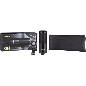 SHURE SM4-K microphone de studio sm4 avec pince articulée et housse