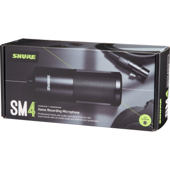 SHURE SM4-K microphone de studio sm4 avec pince articulée et housse