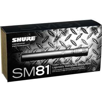 SHURE SM81-LC micro statique instruments cardioïde