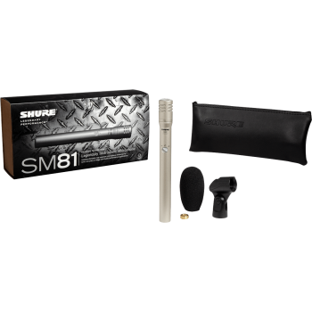SHURE SM81-LC micro statique instruments cardioïde