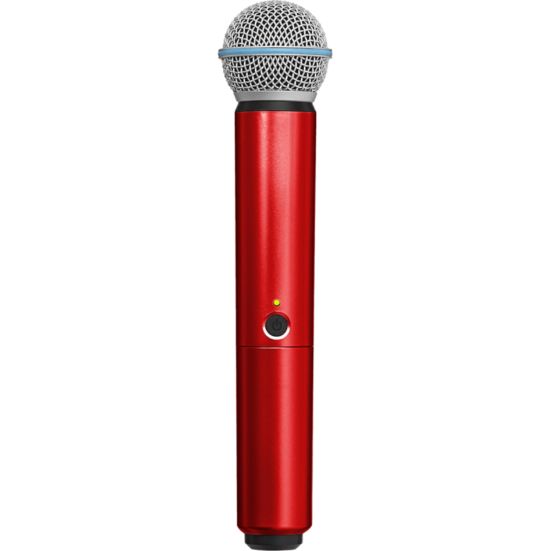 SHURE WA713-RED corps émetteur rouge pour blx2-sm58/beta58a