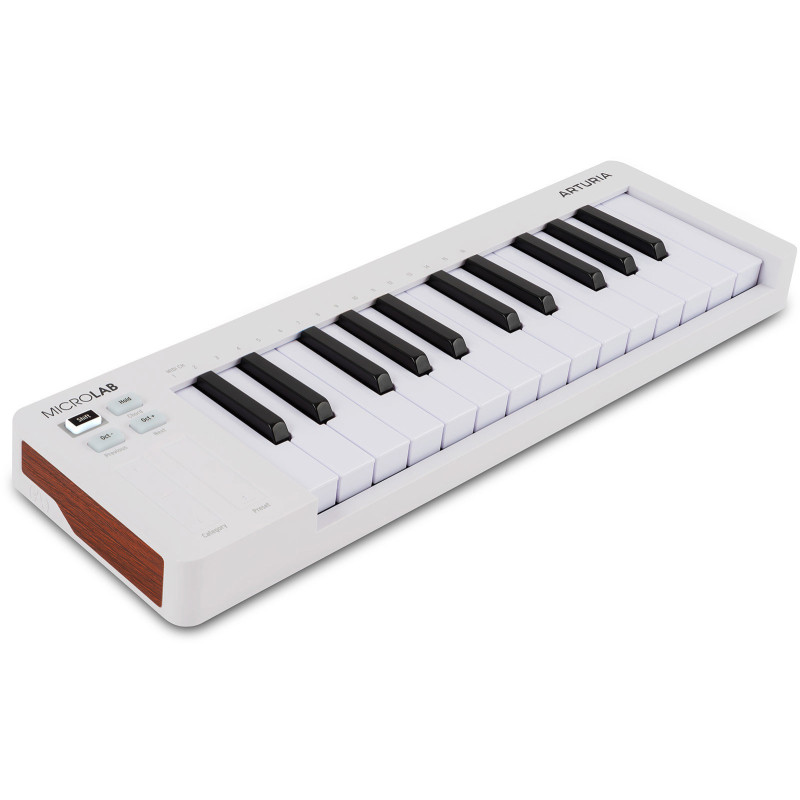 ARTURIA MICROLABMK3-WH clavier de contrôle compact blanc