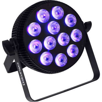 ALGAM LIGHTING SLIMPAR-1210-HEX projecteur à led 12x10w 6-en-1 rgbwau slim