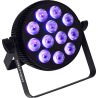ALGAM LIGHTING SLIMPAR-1210-HEX projecteur à led 12x10w 6-en-1 rgbwau slim