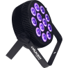 ALGAM LIGHTING SLIMPAR-1210-HEX projecteur à led 12x10w 6-en-1 rgbwau slim