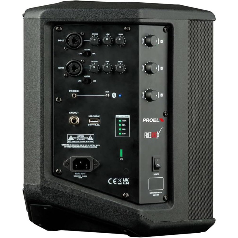 PROEL FREEONE X enceinte amplifiée sur batterie 400W peak