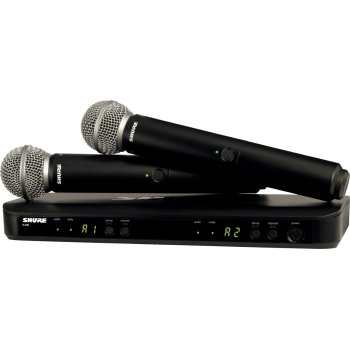 SHURE BLX288E-SM58-M17 blx récepteur double & micro sm58 - m17