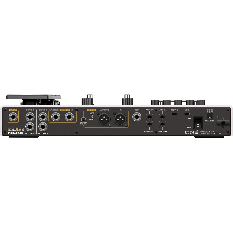NUX MG50LI-W multi-effets / modéliseur guitare et basse white