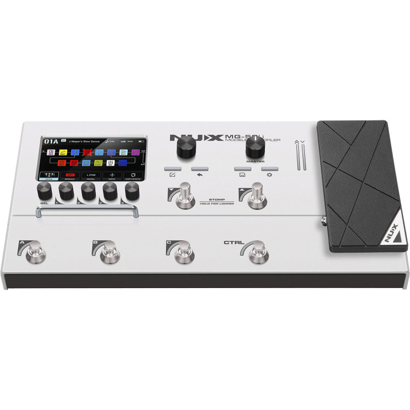 NUX MG50LI-W multi-effets / modéliseur guitare et basse white
