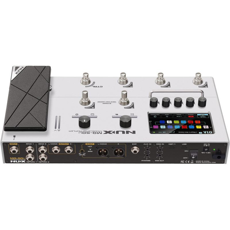 NUX MG50LI-W multi-effets / modéliseur guitare et basse white