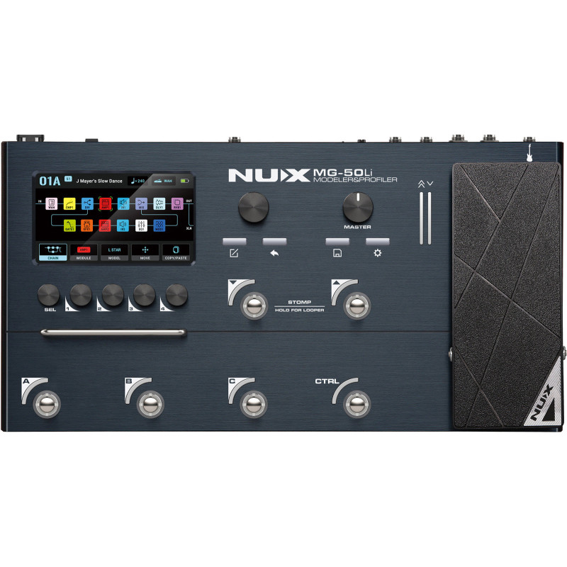 NUX MG50LI-DB multi-effets / modéliseur guitare et basse dark blue