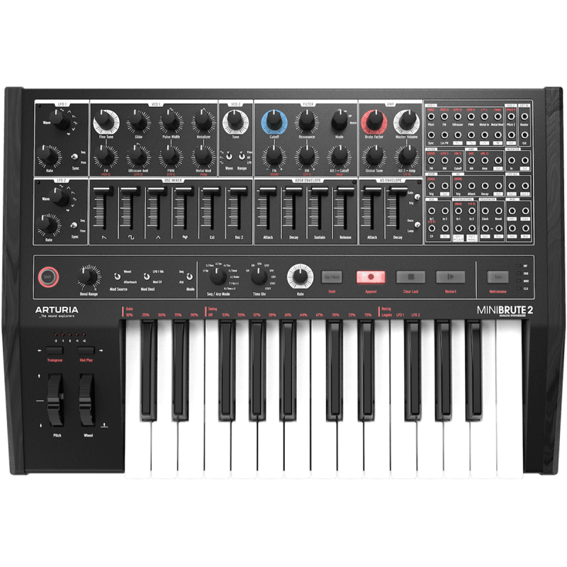 ARTURIA MINIBRUTE2-BK synthétiseur analogique minibrute 2 noir edition