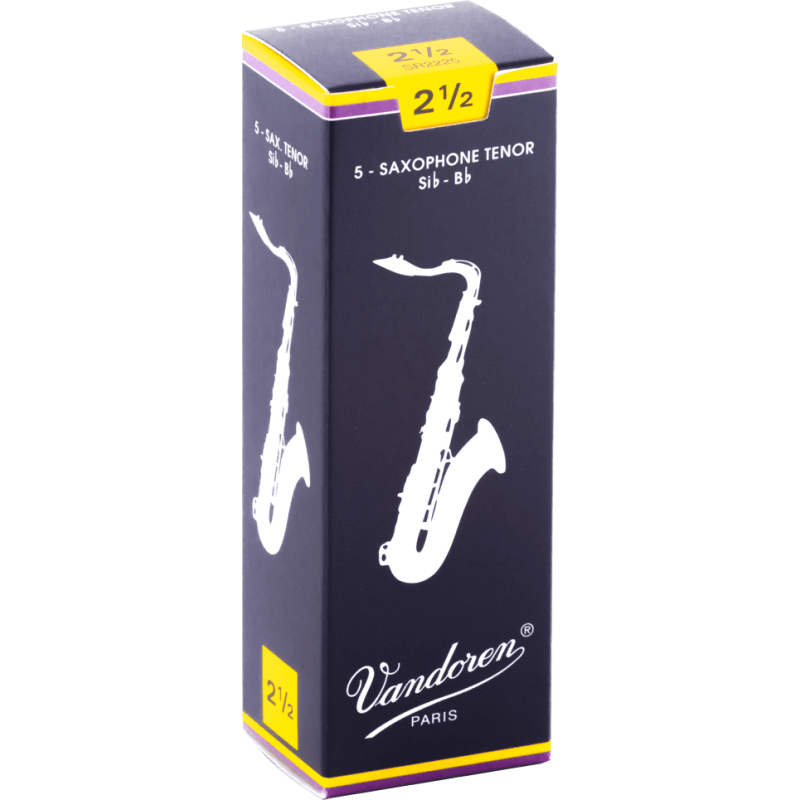 VANDOREN SR2225 anches saxophone ténor traditionnelles force 2,5