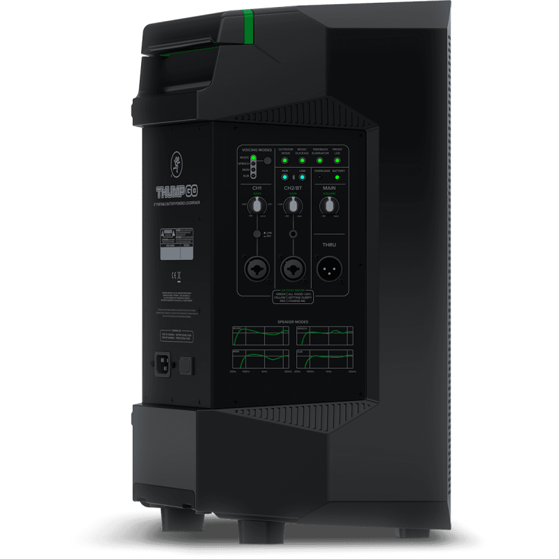 MACKIE THUMP-GO enceinte de sono portable sur batterie hp8" 200w