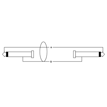 CORDIAL CCFI6PR câble guitare jack 6m droit/coudé