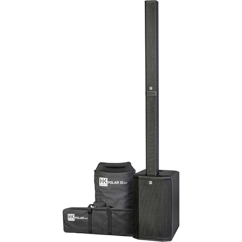 HK AUDIO POLAR12-MK2 système colonne amplifié bluetooth tws avec housses