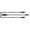 CORDIAL CFY3WCC-LONG câble y bretelle minijack/2 rca longs 3 m