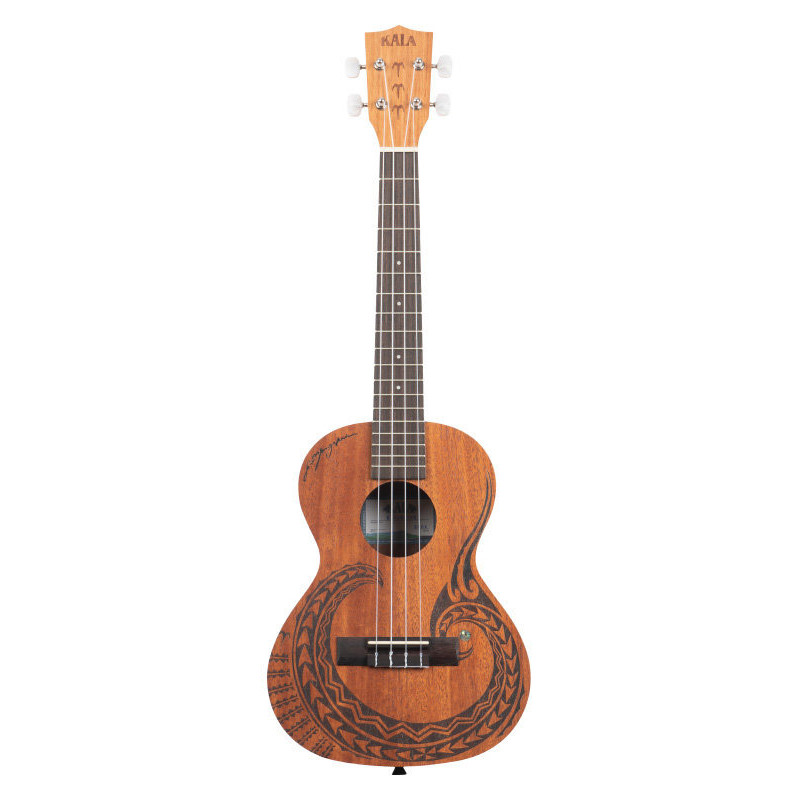 KALA KA-COURAGE-T-BAG Maori Courage Mahogany Tenor livre avec housse