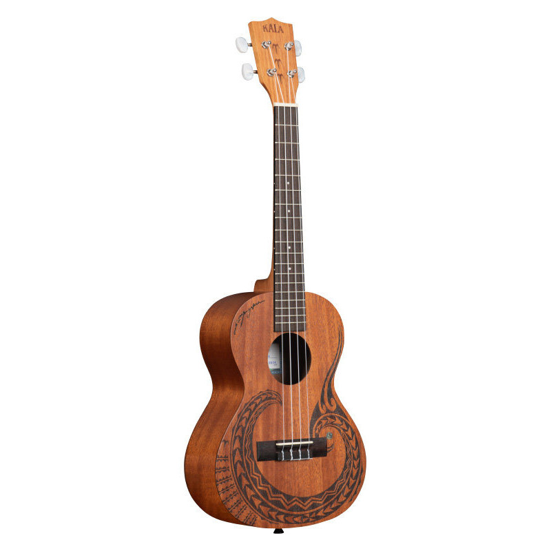 KALA KA-COURAGE-T-BAG Maori Courage Mahogany Tenor livre avec housse