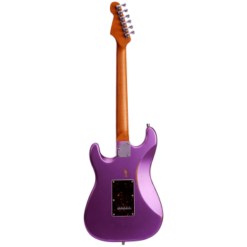 PATINA GUITARS PS-6 PP R Guitare electrique type S Purple relic