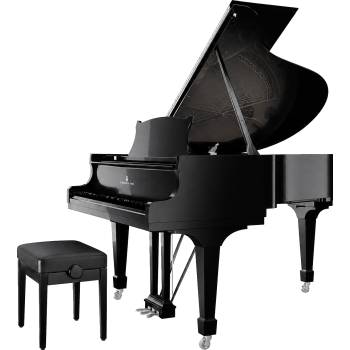 STEINWAY & SONS STEINWAY O-180 P Spirio noir laque chrome