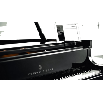 STEINWAY & SONS STEINWAY O-180 P Spirio noir laque chrome