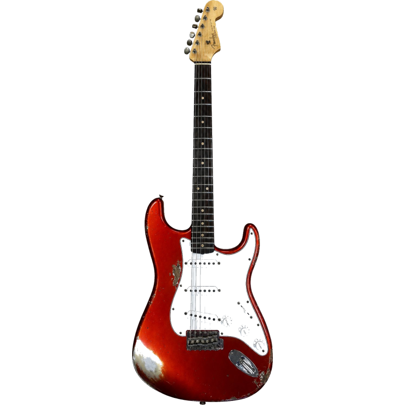 FENDER CUSTOM SHOP 1963 stratocaster heavy relic Candy Apple Red