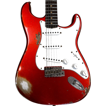 FENDER CUSTOM SHOP 1963 stratocaster heavy relic Candy Apple Red