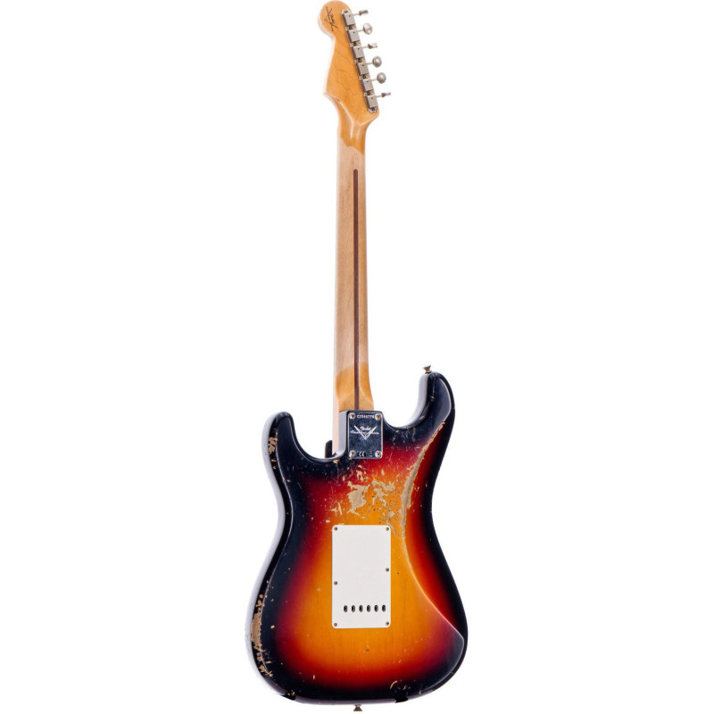 FENDER CUSTOM SHOP Strat 60's Relic 2 Ton Sunburst Rosewood
