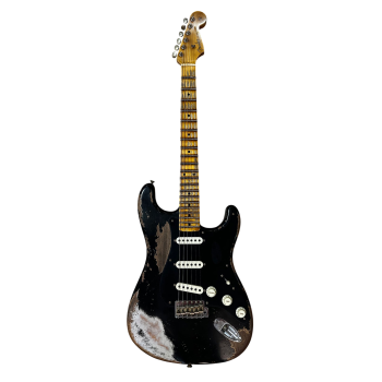 FENDER CUSTOM SHOP Strat LTD Poblano Super heavy Relic Aged Black