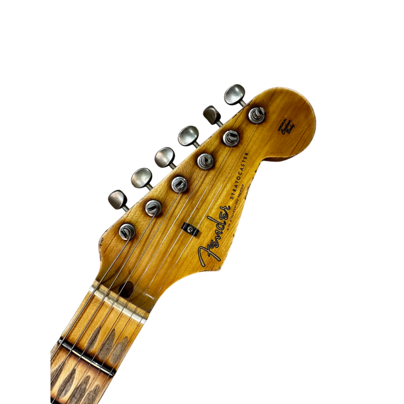 FENDER CUSTOM SHOP Strat LTD Poblano Super heavy Relic Aged Black