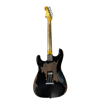 FENDER CUSTOM SHOP Strat LTD Poblano Super heavy Relic Aged Black
