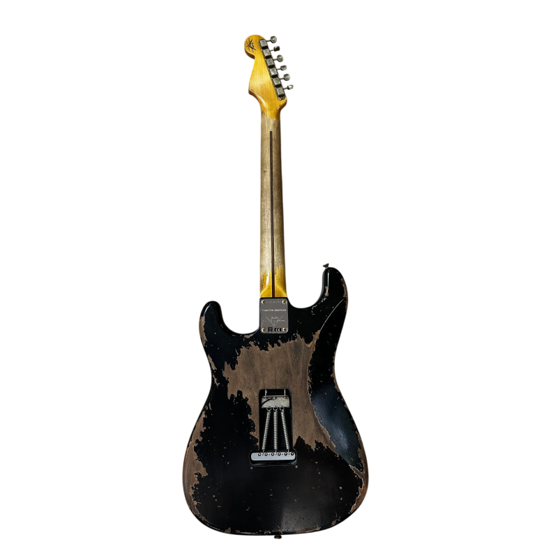 FENDER CUSTOM SHOP Strat LTD Poblano Super heavy Relic Aged Black