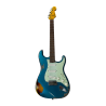 FENDER CUSTOM SHOP 61 STRAT HEAVY RELIC LTD Aged Ocean Turqouise over Sunburst