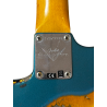 FENDER CUSTOM SHOP 61 STRAT HEAVY RELIC LTD Aged Ocean Turqouise over Sunburst