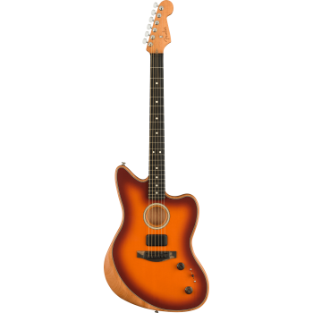 FENDER American Acoustasonic Jazzmaster Tobacco Sunburst touche ebene