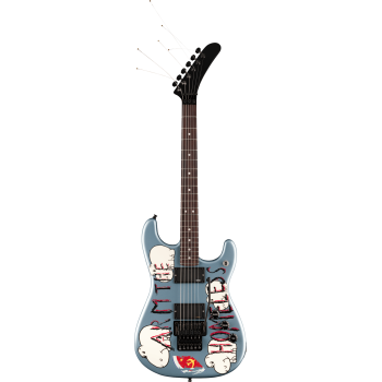 FENDER Presents: Tom Morello "Arm The Homeless" touche palissandre Blue Ice Metallic