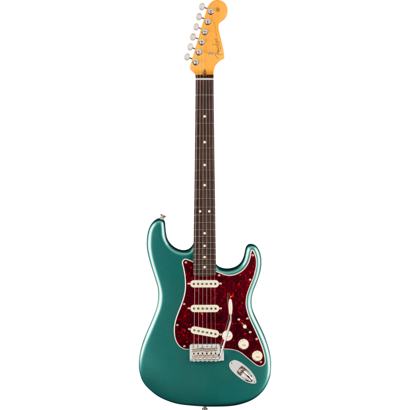 FENDER American Professional Classic Stratocaster touche palissandre Faded Sherwood Green Metallic