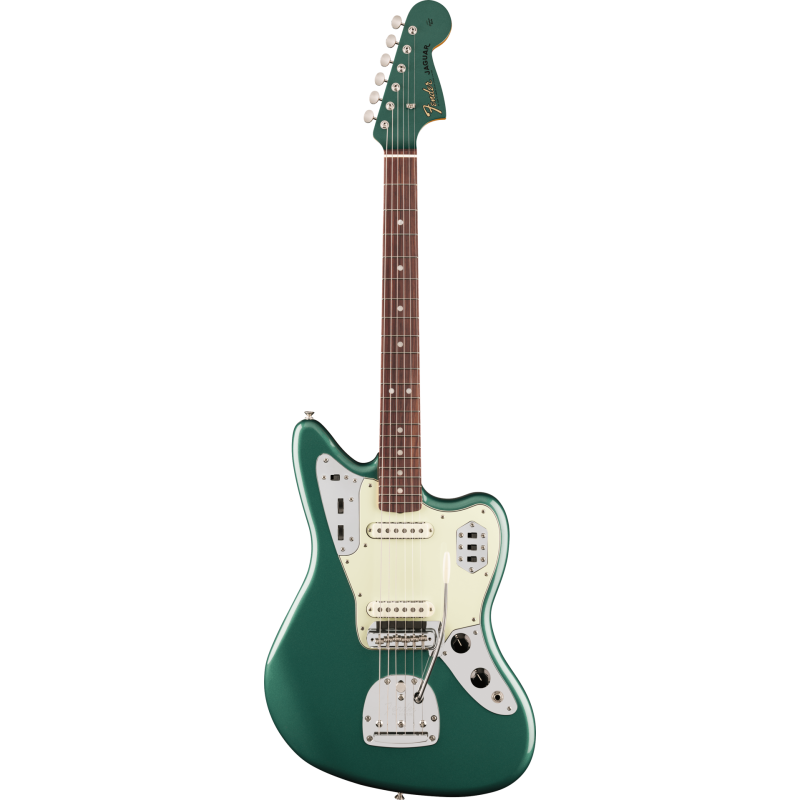 FENDER Vintera III Mid '60s Jaguar touche palissandre Sherwood Green Metallic