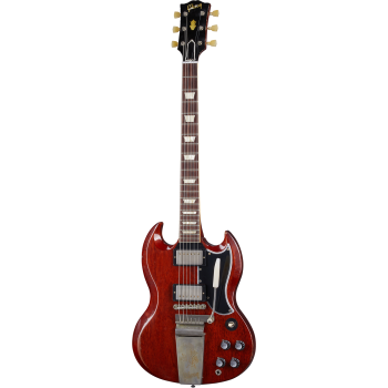 GIBSON 1964 SG Standard Reissue w/ Maestro Vibrola Heavy Aged Faded Cherry