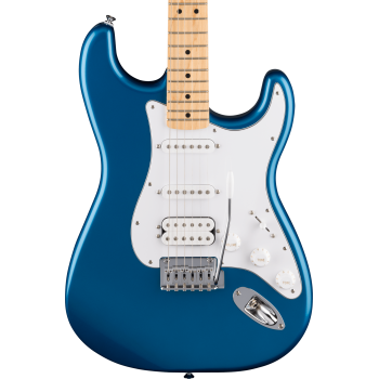 FENDER Standard Stratocaster HSS touche erable plaque blanche Aqua Marine Metallic