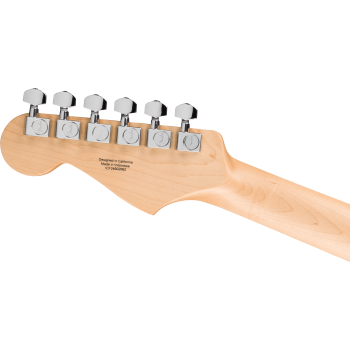 FENDER Standard Stratocaster HSS touche erable plaque blanche Aqua Marine Metallic