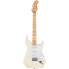 FENDER Standard Stratocaster touche erable plaque blanche Olympic White