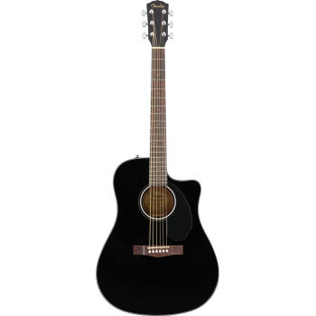 FENDER CD-60SCE Dreadnought touche Noyer Black