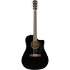 FENDER CD-60SCE Dreadnought touche Noyer Black