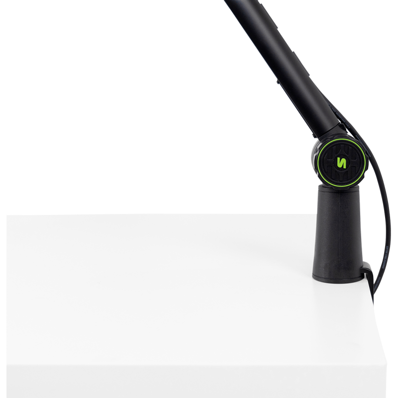 SHURE BY GATOR SH-BROADCAST1 support broadcast de micro articulée à pince