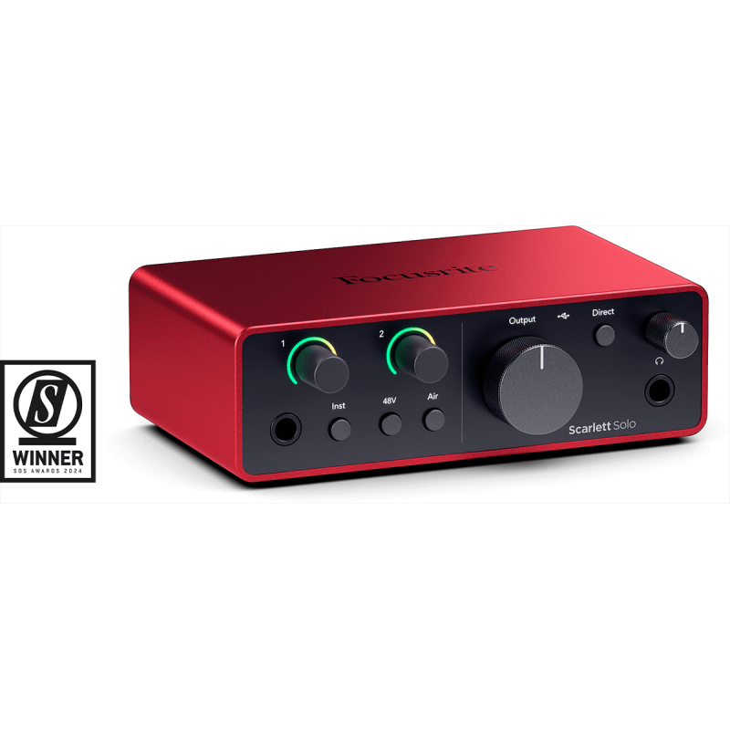 FOCUSRITE SCARLETT4-SOLO interface audio