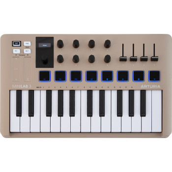ARTURIA MINILAB3-CH clavier maitre minilab mk3 champagne édition limitée