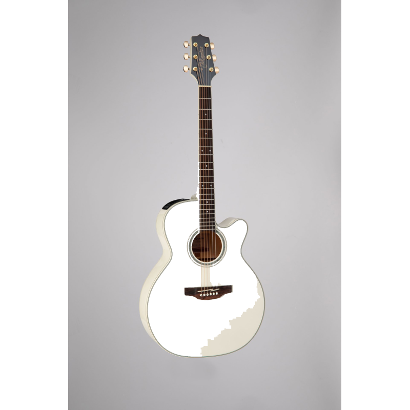 TAKAMINE GN37CE-PW guitare e/a gn37ce-pw pearl white