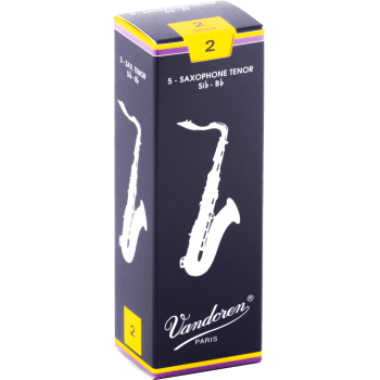 VANDOREN SR222 anches saxophone ténor traditionnelles force 2
